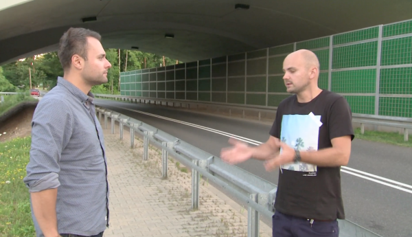 Ekran dźwiękochłonny w... tunelu!